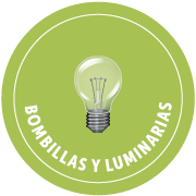 Bombillas y luminarias Botón Bombillas y luminarias