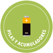 Pilas y acumuladores Botón Pilas y acumuladores