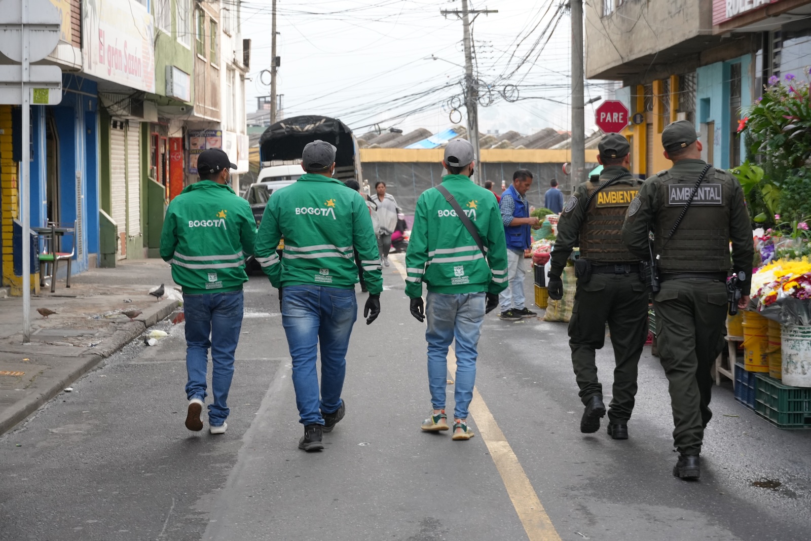 Foto: operativo de control en el sector del 20 de julio - SDA